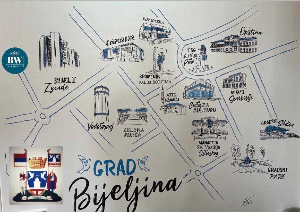 BW Luxury Apartment Bijeljina Luaran gambar